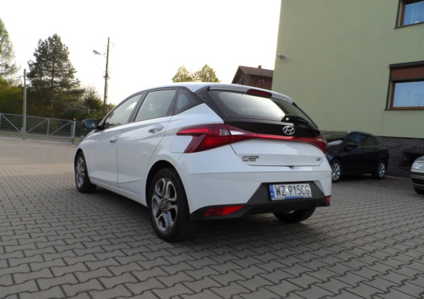 Hyundai i20 cena 51500 przebieg: 81747, rok produkcji 2020 z Pyskowice małe 154